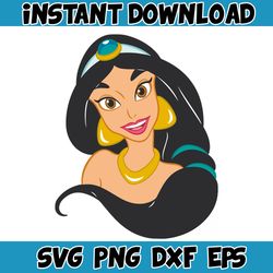 Aladdin SVG, Layered SVG, Aladdin Cut File, Aladdin Cricut file, Princess Jasmine Cut File , Princess SVG (11)