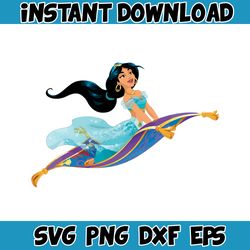 Aladdin SVG, Layered SVG, Aladdin Cut File, Aladdin Cricut file, Princess Jasmine Cut File , Princess SVG (20)