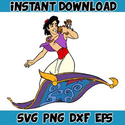 Aladdin SVG, Layered SVG, Aladdin Cut File, Aladdin Cricut file, Princess Jasmine Cut File , Princess SVG (29)
