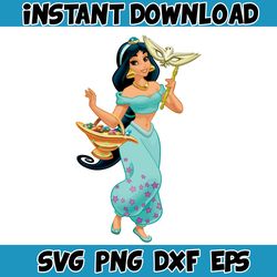 Aladdin SVG, Layered SVG, Aladdin Cut File, Aladdin Cricut file, Princess Jasmine Cut File , Princess SVG (8)