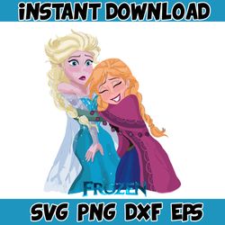 Frozen SVG, Frozen Svg, Anna Svg, Olaf Svg, Frozen Silhouette, Frozen Clipart (47)