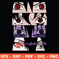 All Eyes Of Sasuke Svg, Naruto Svg, Uchiha Sasuke Svg - Download File