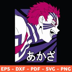 Akaza Svg, Demon Slayer Kimetsu No Yaiba Svg, Anime Cartoon Svg, Anime Svg - Download File