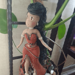 crocheted doll "mulatochka"