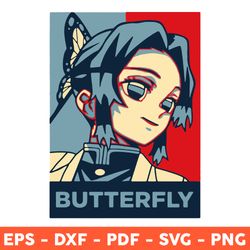 Anime Butterfly Girl Svg, Butterfly Svg, Anime Svg, Anime Girl Svg, Japanese Cartoon Svg, Png, Dxf, Eps - Download File