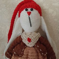 crocheted doll "bunny tilda"