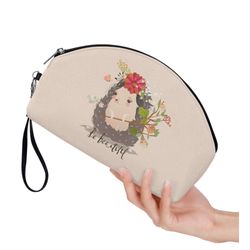 Sling Cosmetic Bag High-quality PU Leather Cosmetic bag makeup bag