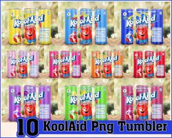 Kool Aid Tumbler Bundle Png, Kool Aid 20 oz Skinny Tumbler Png, Kool Aid Tumler Wrap Png, Tumbler Design