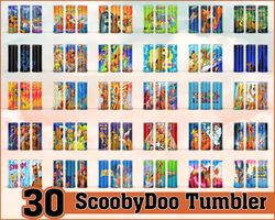 ScoobyDoo Tumbler Bundle Png, ScoobyDoo 20 oz Skinny Tumbler Png, ScoobyDoo Tumler Wrap Png, Tumbler Design