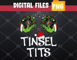 Jingle Balls Tinsel Tits Couples Christmas PNG, Digital Download