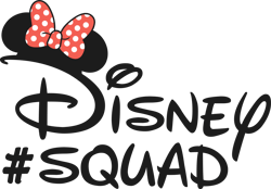 Disney Squad Minnie Svg, Disney Svg, Love Disney Svg, Disney Mickey Mouse Svg Digital Download