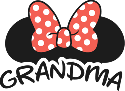 Grandma Minnie Face Svg, Disney Svg, Family Disney Svg, Mickey Face Svg, Disney Mickey Mouse Svg Digital Download