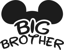 Big Brother Mickey Face Svg, Disney Svg, Family Disney Svg, Mickey Face Svg, Disney Mickey Mouse Svg Digital Download