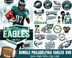 Designs Philadelphia Eagles Svg Bundle, Eagles Logo Svg