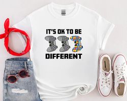 It's Ok To Be Different Autism Shirt, World Autism Awareness Day, Autism Awareness Shirt, Occupational Therapy - T187