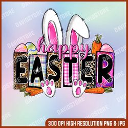 Happy Easter, Happy Easter Bunny Rabbit Face Funny Easter Day Women Girls, Easter Png, Happy Easter PNG, Easter Day Png