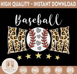 Ball Mom PNG Image, Baseball Softball Dad Design, Sublimation Designs Downloads, PNG File