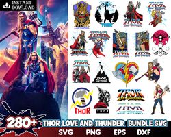 Thor Love And Thunder Bundle Svg, Thor Love And Thunder Svg, Thor Svg, Avengers Svg, Superhero Svg, Marvel Svg