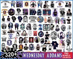 Wednesday Addams Bundle Png, Wednesday Addams Png, Addams Family Png, Wednesday Png, Digital File