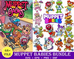 Muppet Babies Bundle Svg, Muppet Babies Svg, Muppet Babies Character Svg, Cartoon Svg, Png Dxf Eps File