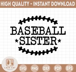 Baseball Sister SVG | Baseball Sis SVG | Baseball Family SVG | Sister Svg | Baseball Sister Cut File | Baseball Clipart
