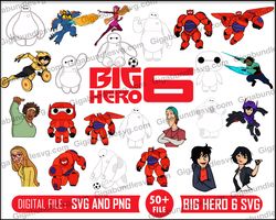 Big Hero 6 PNG Bundle, Big Hero 6 PNG, Big Hero 6 Clipart, Big Hero 6 Printable, Transparent Background, Cricut Print an