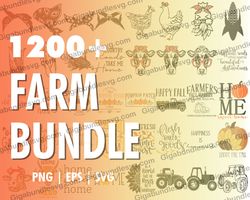 Farm SVG Bundle | Farm SVG Files For Cricut | Farming Svg Cut Files For Tumbler Shirts Digital Download Clipart | Farm P