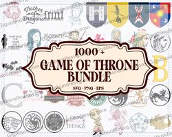 game of throne SVG Bundle