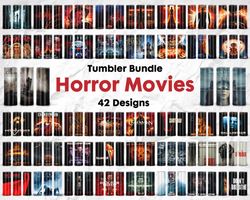 Horror Movie 20oz / 30oz Sublimation Design Bundle, Horror Tumbler png Bundle, Halloween Bundle Png, Digital File, Tumbl