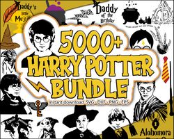 Bundle Wizard SVG, Magic Wizard svg, Wizard School Svg, Harry Potter Chibi Svg, School Movie Svg, Svg for Cricut, Svg fo
