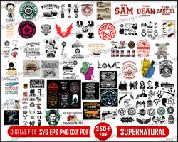 Supernatural Super Bundle SVG PNG\\Tv series SVG Png\\Bundle Svg Png