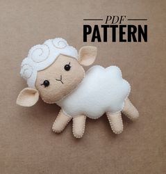 DIY sheep   ornaments pattern sheep patterns felt Little prince  pattern PDF