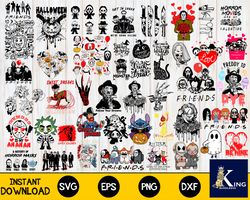 220 file horror movies bundle SVG DXF EPS PNG, bundle halloween svg, cricut, for Cricut, Silhouette, digital, file cut