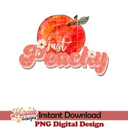 Just peachy sublimation
