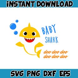 Baby shark svg, Baby shark cricut svg, Baby shark clipart, Baby shark svg for cricut, Baby shark svg png (34)