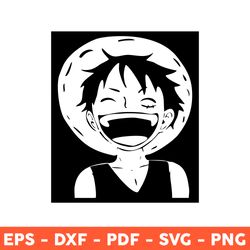 Luffy Smile Svg, Luffy One Piece Svg, Monkey D Luffy Svg Anime, Anime Svg, Eps, Png - Download  FiLe