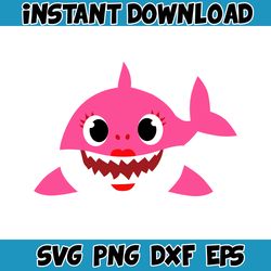 Baby shark svg, Baby shark cricut svg, Baby shark clipart, Baby shark svg for cricut, Baby shark svg png (99)