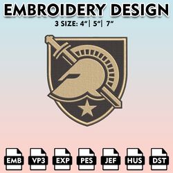 NCAA Logo Embroidery Designs, NCAA Knights, Army Black Knights  Embroidery Files, Machine Embroidery Designs