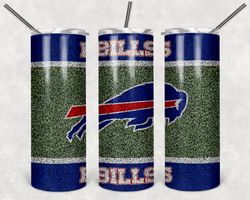 Buffalo Bills Tumbler Wrap Design - JPEG & PNG - Sublimation Printing - NFL - Football - 20oz Skinny Tumbler