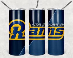 Los Angeles Rams Tumbler Wrap Design - JPEG & PNG - Sublimation Printing - NFL - Football - 20oz Skinny Tumbler