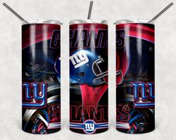 New York Giants Tumbler Wrap Design - JPEG & PNG - Sublimation Printing - NFL - Football - 20oz Skinny Tumbler