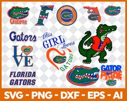 Florida Gators Bundle Svg, Florida Gators Logo Svg, NCAA Svg, Sport Svg, Png Dxf Eps File