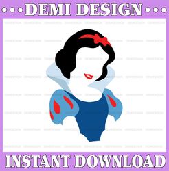 Snow White Svg Princess Svg Disney Svg , svg, dxf, Cricut, Silhouette Cut File, Instant Download