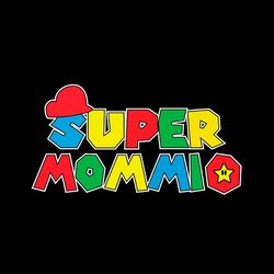 Super Mommi SVG, Super Mario SVG PNG