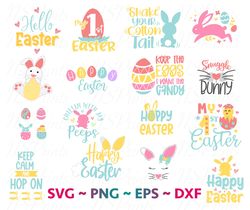 Easter Bundle Svg, Easter Svg, Bunny Face Easter, Bunny Easter Svg, Easter Bunny Svg, Easter Bunny Svg, Bunny Cut Files
