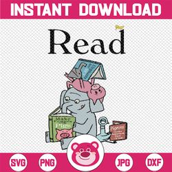 Read Book Elephant And Piggie SVG,  It's A Good Day To Read A Book Svg, Reading Book svg, Cricut File, Book Lover Shirt