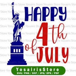 Happy 4th of July svg, independence day svg, fourth of july svg, usa svg, america svg,4th of july png eps dxf jpg