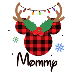 Mickey Mommy Christmas Svg, Merry Christmas Svg, Mickey Svg, Mickey Xmas Svg, Disney Mickey File Cut Digital Download