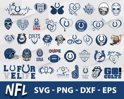 Indianapolis Colts Bundle Svg, Indianapolis Colts Svg, NFL Svg, Sport Svg, Png Dxf Eps File