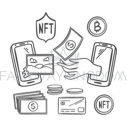 NFT Market Online Selling Of Arts Works For Cryptocurrency